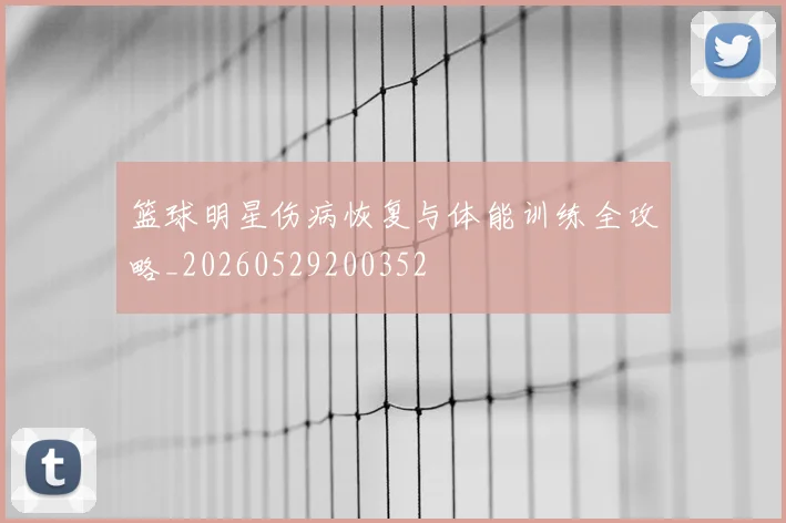 篮球明星伤病恢复与体能训练全攻略_20260529200352